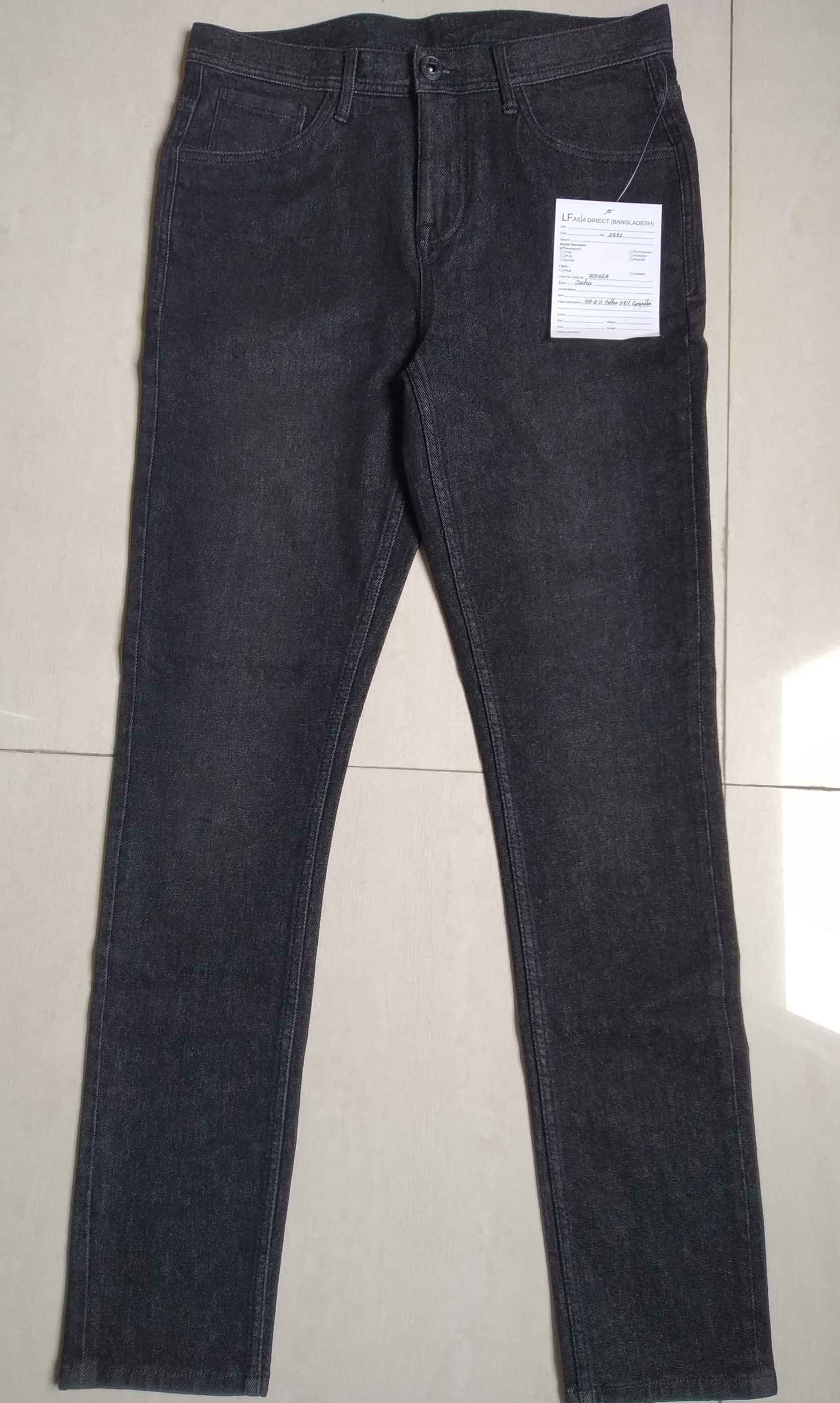 Castro Slim Jet-Black Stretch Denim Jeans