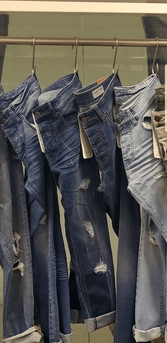 Sikder Showroom Multi-Wash Denim Hanger Rack